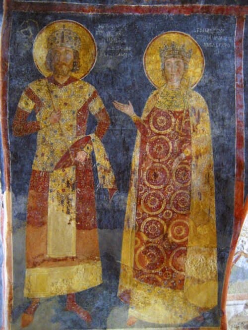 Фреска на Константин Тих и Ирина, Боянска църква (1259)